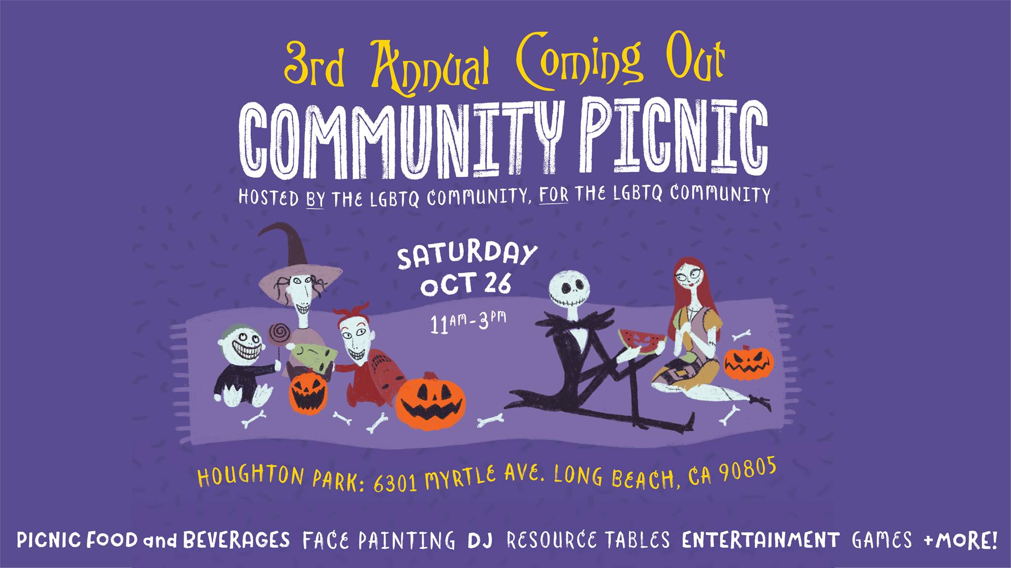 LGBTQ+ Coming Out Community Picnic Set for October 26th